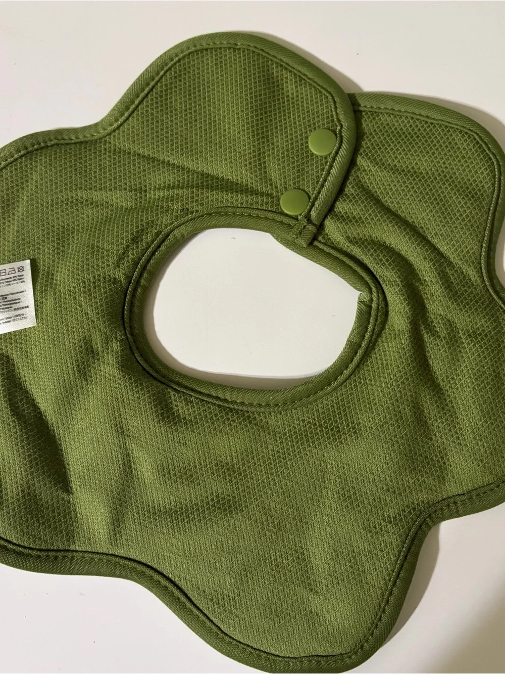 Baby Floral & Olive Green Star Snap Bib Set - 3-Pack